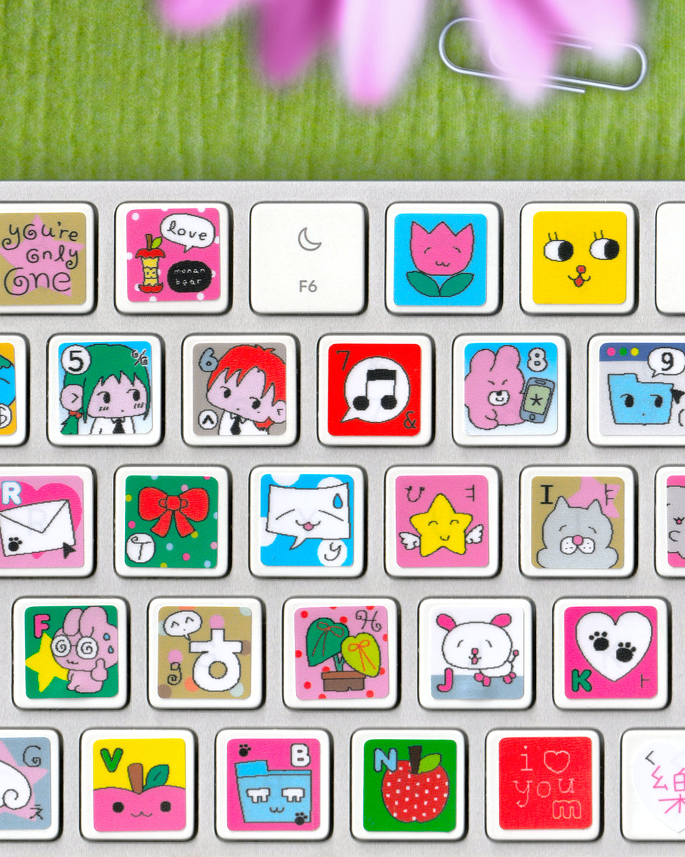 Working Hard Keyboard Stickers