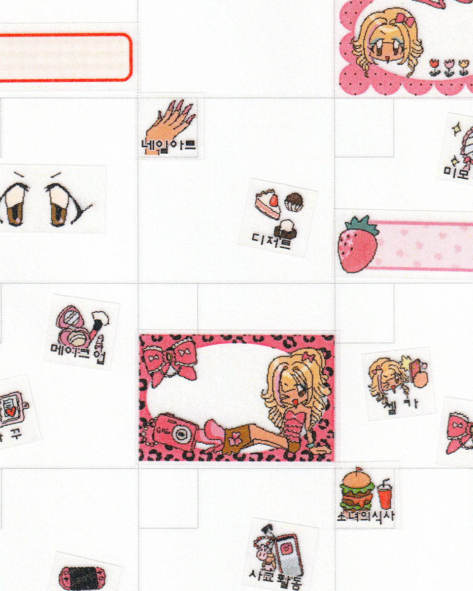 Bishoujo Daily Diary Stickers