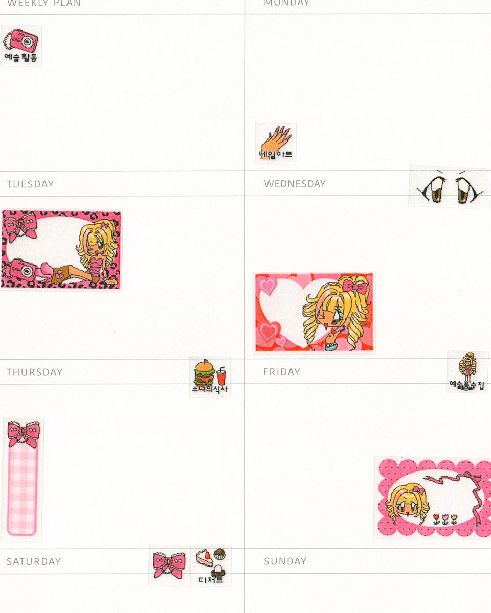 Bishoujo Daily Diary Stickers