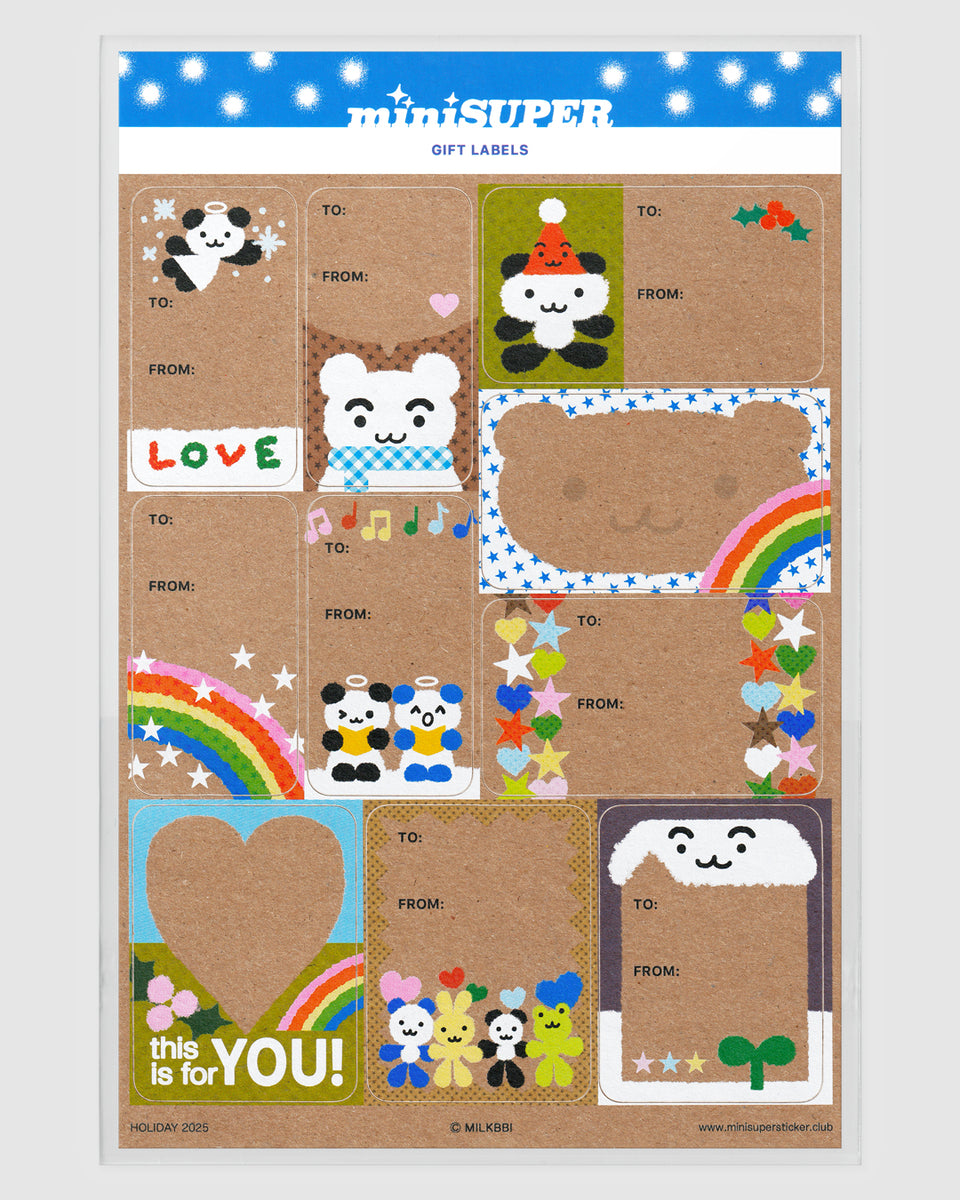 GIFT LABELS (2 SHEETS)