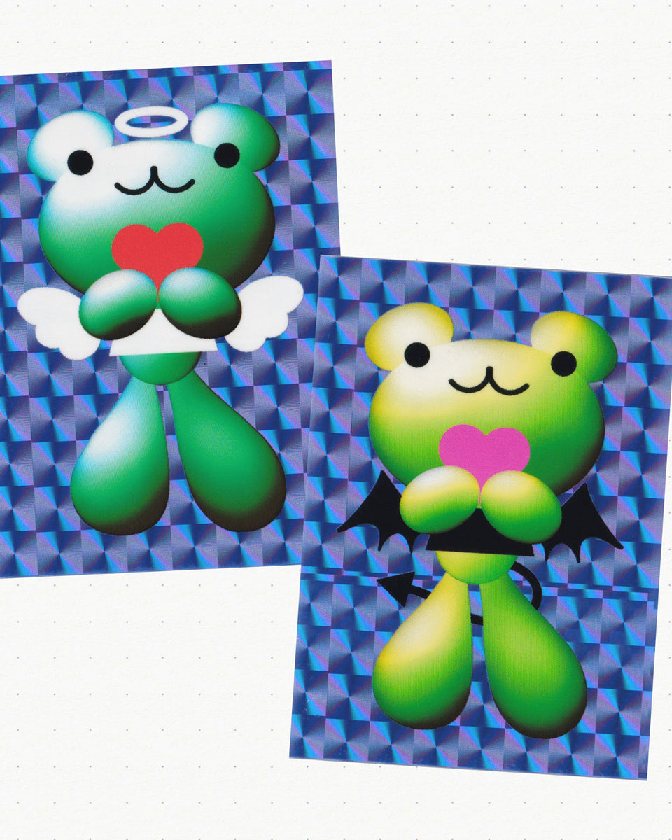 Frogwer sticker pack - vinyl frog stickers – Paperfrog