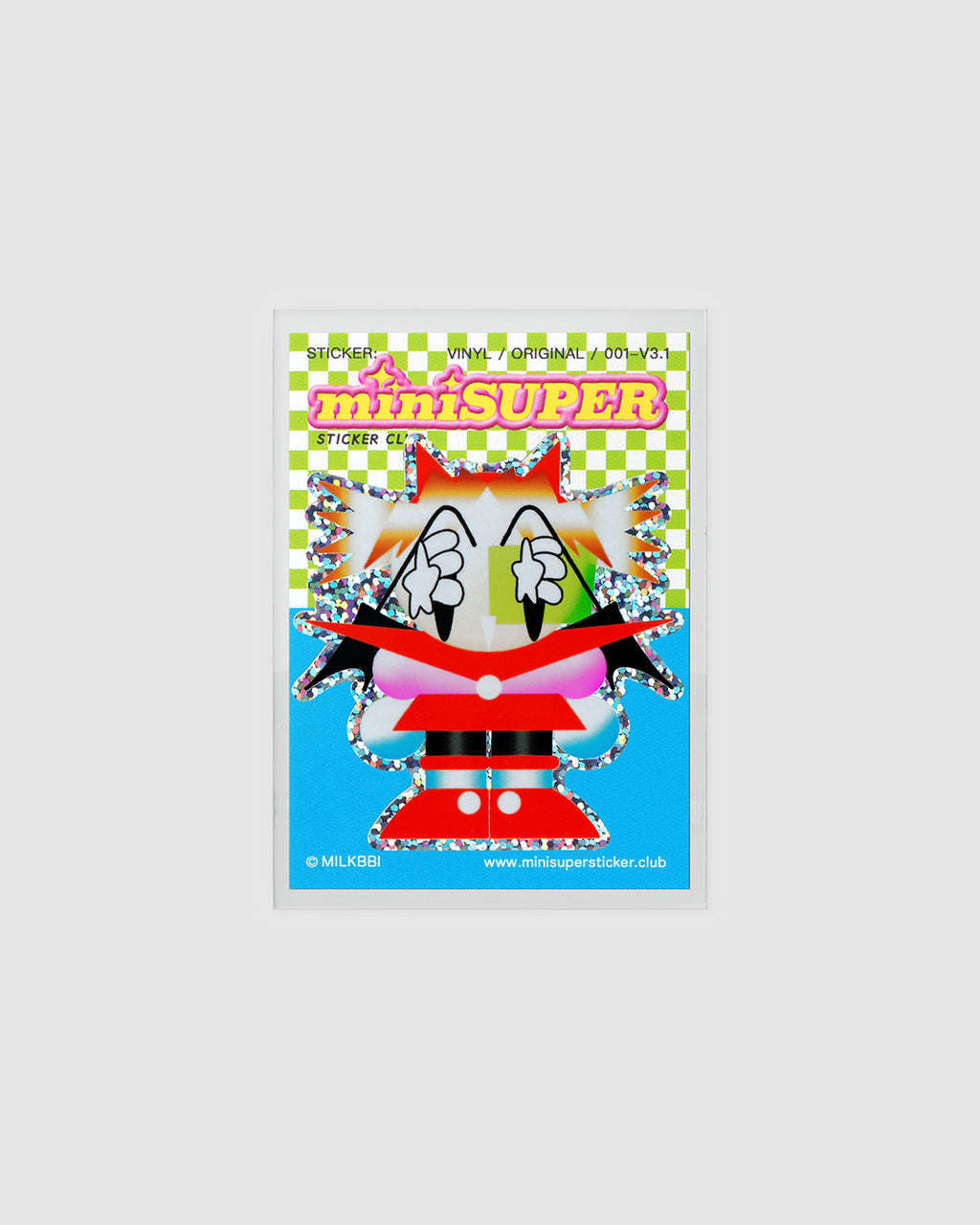 miniSUPER Sticker Club – Hyper Fallen-Hero Gal