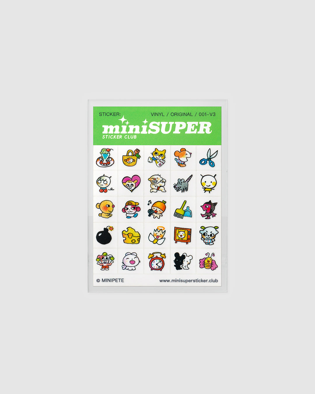 miniSUPER Sticker Club – RESTOCKED